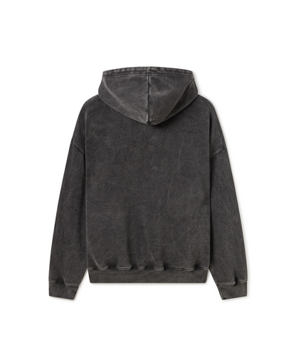 600 GSM 'Vintage Black' Hoodie