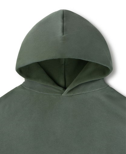 450 GSM 'Faded Olive' Hoodie
