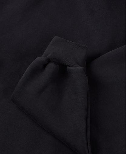 750 GSM 'Jet Black' Hoodie