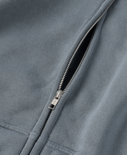 450 GSM 'Iron Gray' Zipper