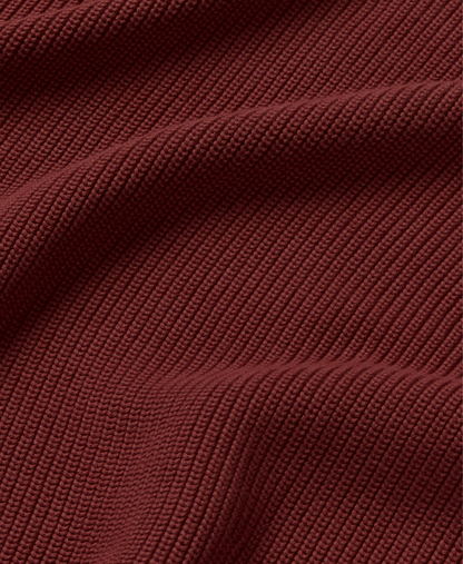 7 Gauge 'Dark Red' Knit