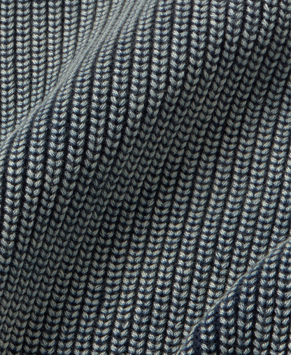 7 Gauge 'True Indigo' Knit