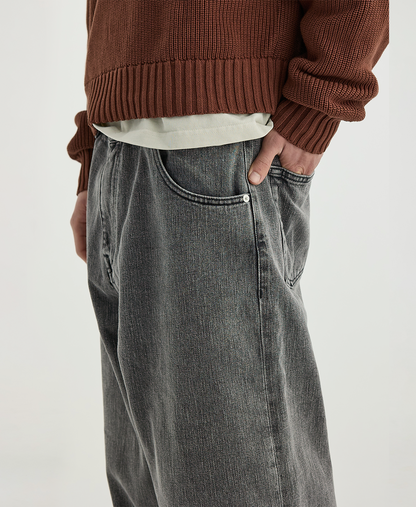 14oz 'Gray' Wash Selvedge Denim Jeans