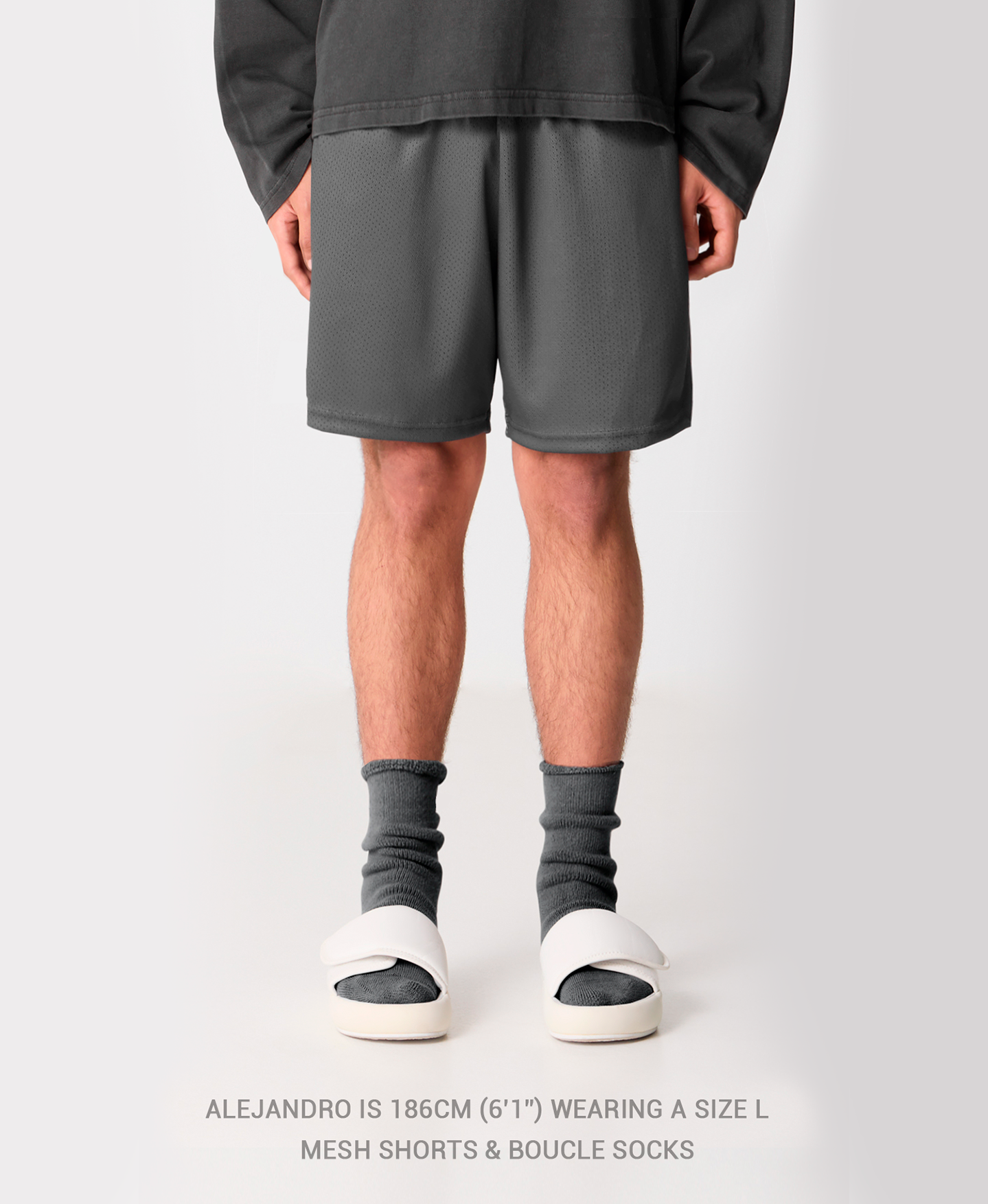 250 GSM 'Jet Black' Mesh Shorts