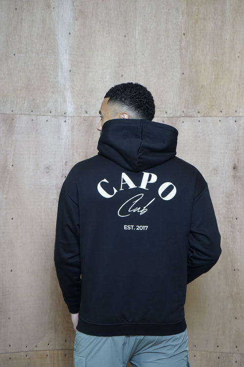 Capo Club Relaxed Hoodie - Black
