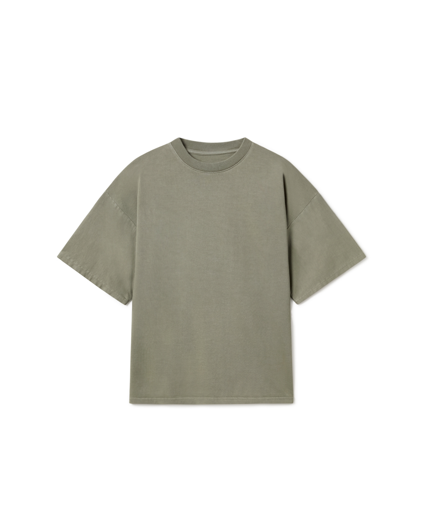 300 GSM 'Vintage Olive Green' T-Shirt