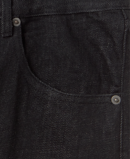 14oz 'Black' Raw Selvedge Denim Jeans
