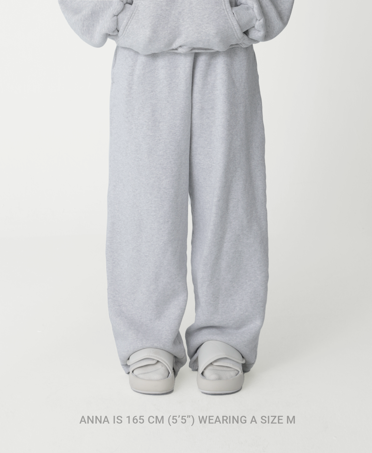 450 GSM 'Navy Blue' Straight-leg Pants