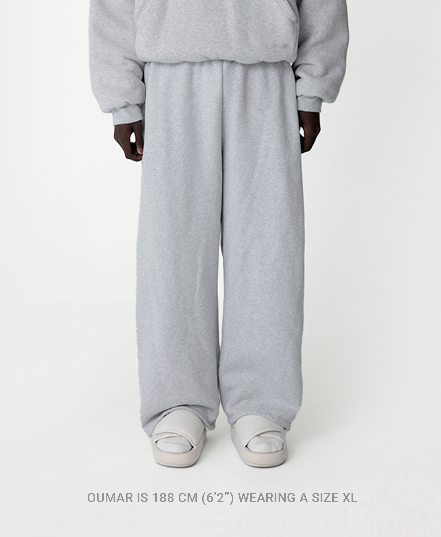 450 GSM 'Chocolate' Straight-leg Pants