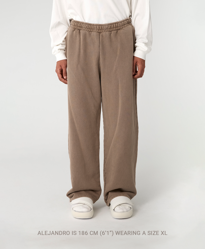 600 GSM 'Navy Blue' Straight-leg Pants