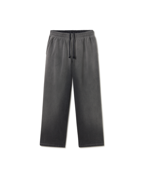600 GSM 'Faded Black' Straight-leg Pants