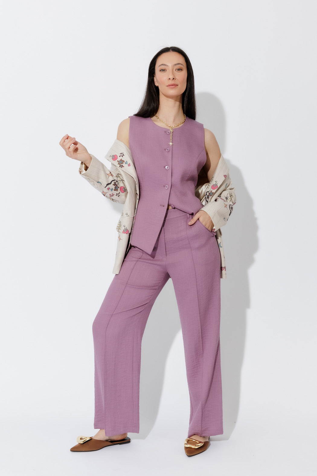 Berry Lyocell Vest