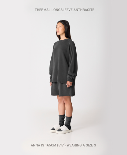 350 GSM 'Navy Blue' Thermal Longsleeve