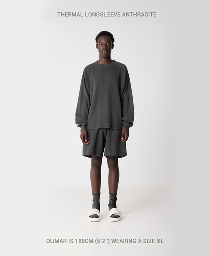 350 GSM 'Vintage Gray' Thermal Longsleeve