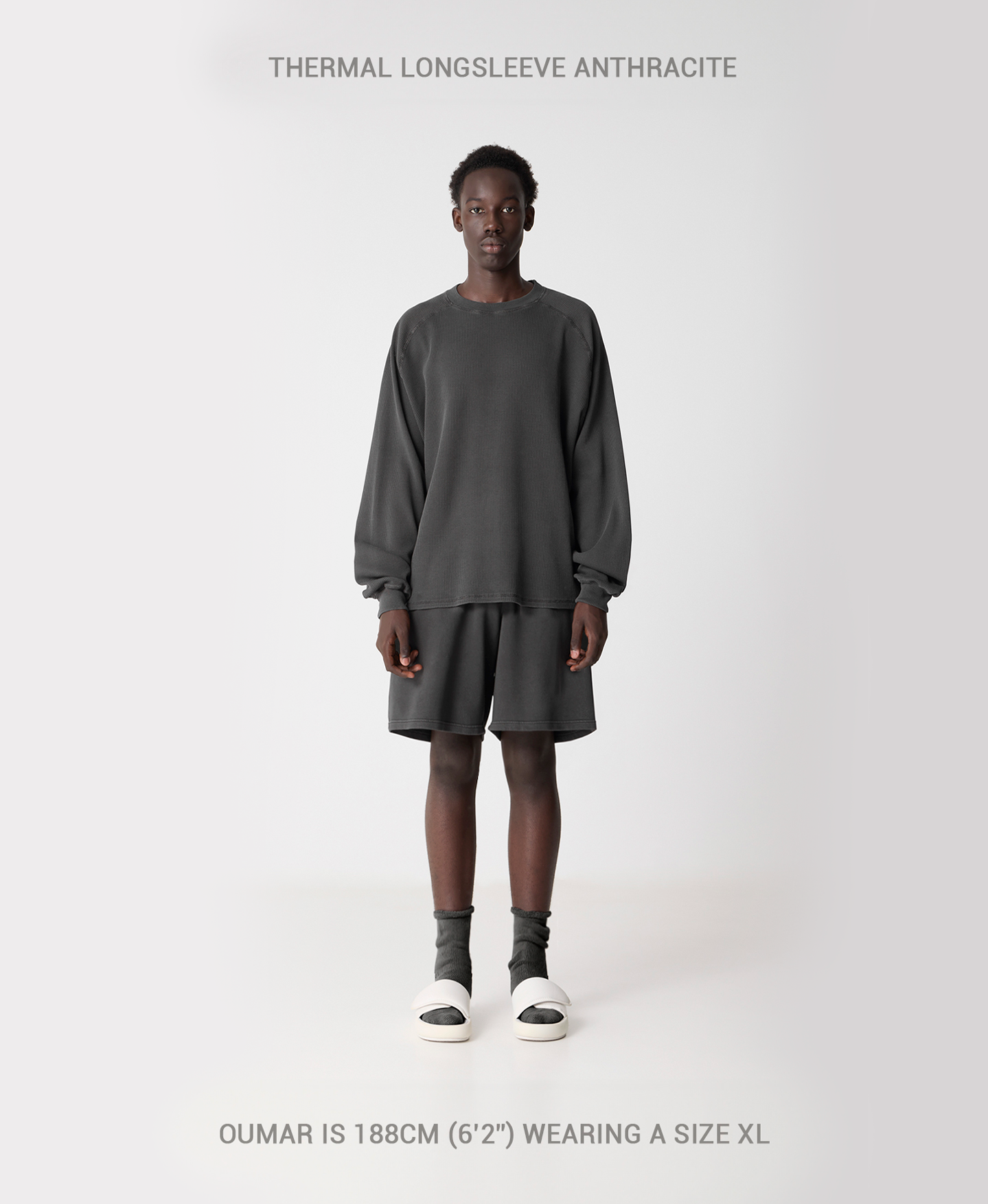 350 GSM 'Mud Gray' Thermal Longsleeve