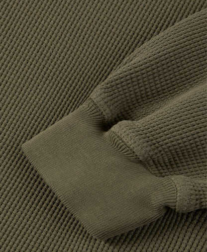 350 GSM 'Army Olive' Thermal Longsleeve