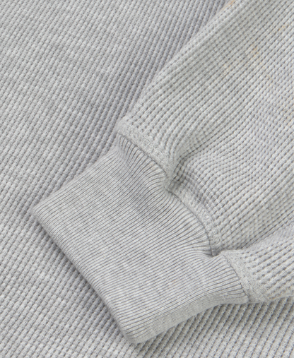 350 GSM 'Light Heather Gray' Thermal Longsleeve