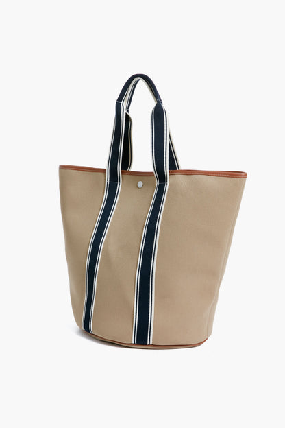 Beige Cruise Bucket XL Cruise Line Tote