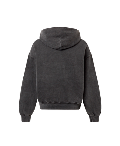 450 GSM 'Vintage Black' Zipper