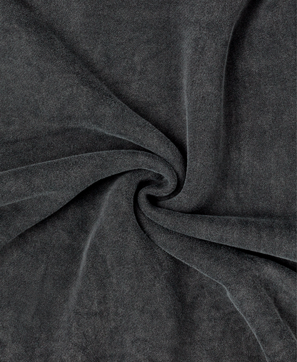 450 GSM 'Vintage Black' Zipper