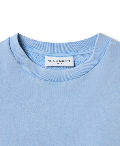 450 GSM 'Vintage Blue' Crewneck