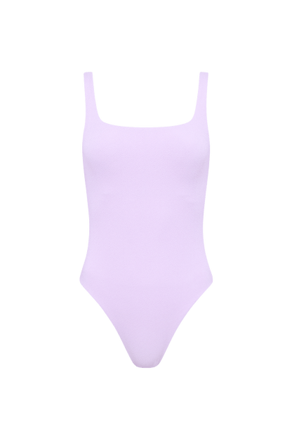 Square Neck One Piece | Crispy Orchid