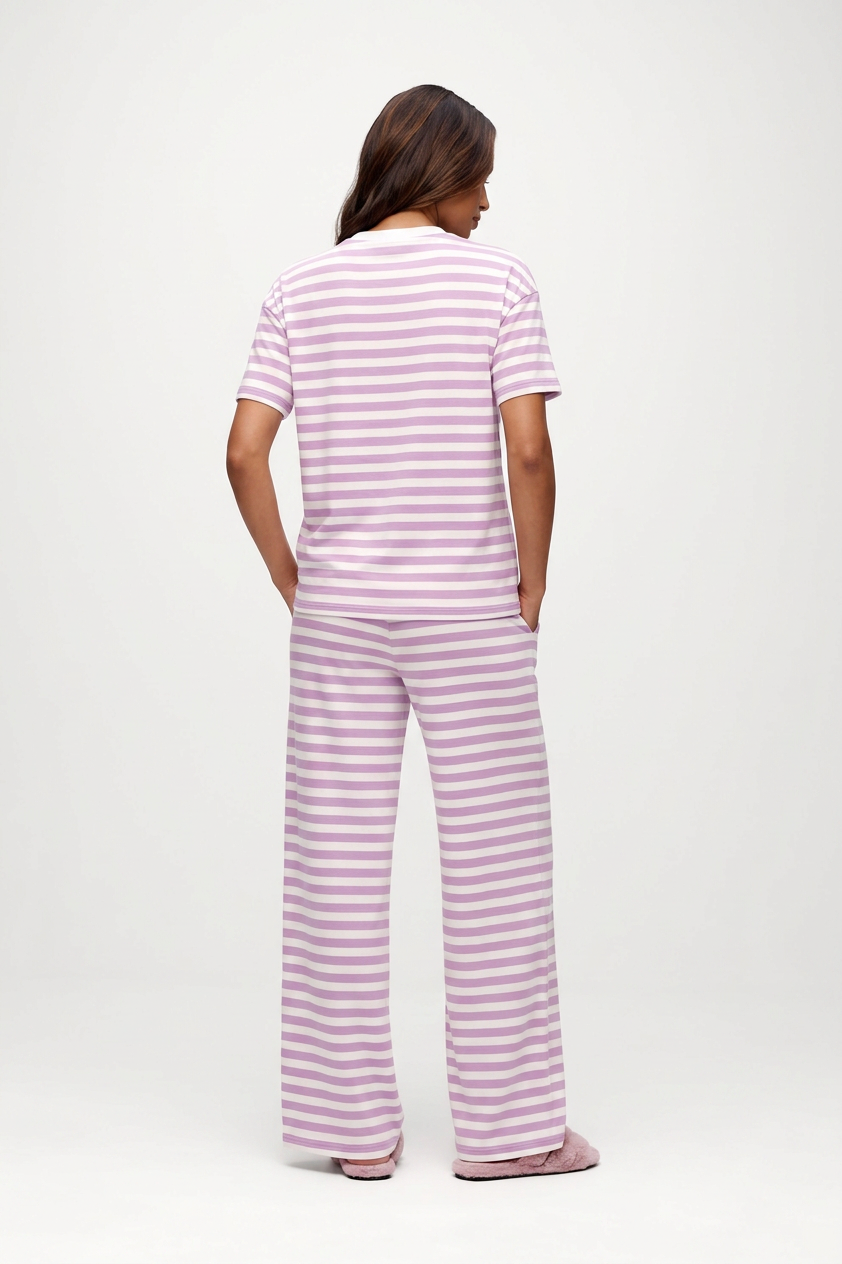 Seaside Pant | Orchid Stripe