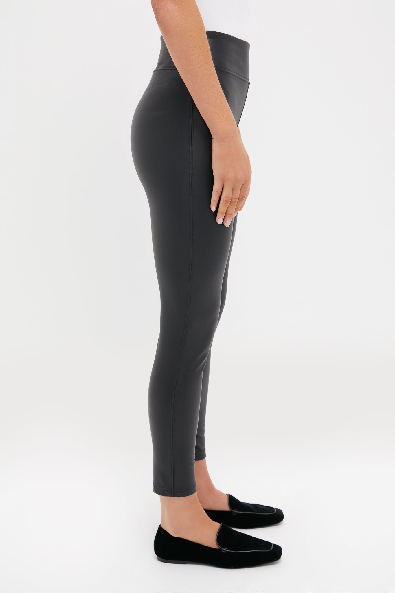 Black Leather Leggings