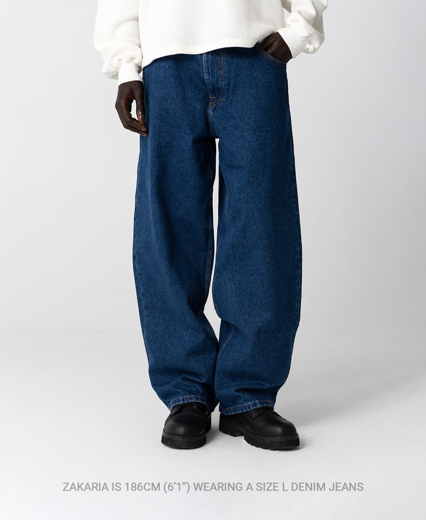 14oz 'Stone Wash' Denim Jeans