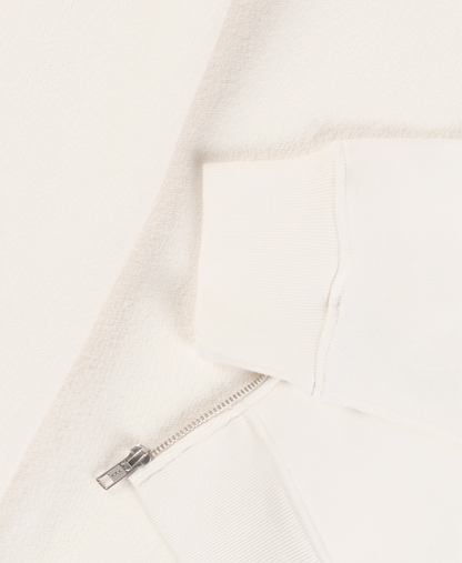 600 GSM 'Bone White' Zipper