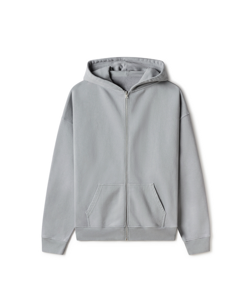 600 GSM 'Neutral Gray' Zipper