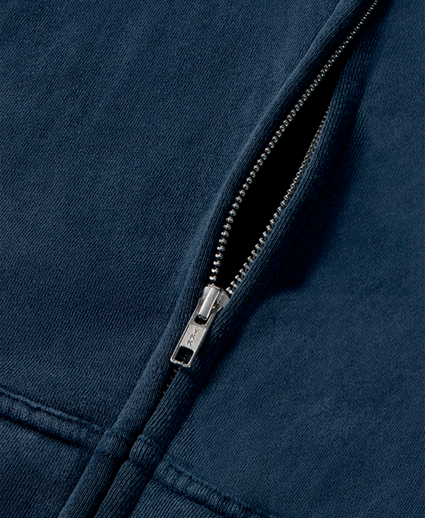 450 GSM 'Vintage Navy Blue' Zipper