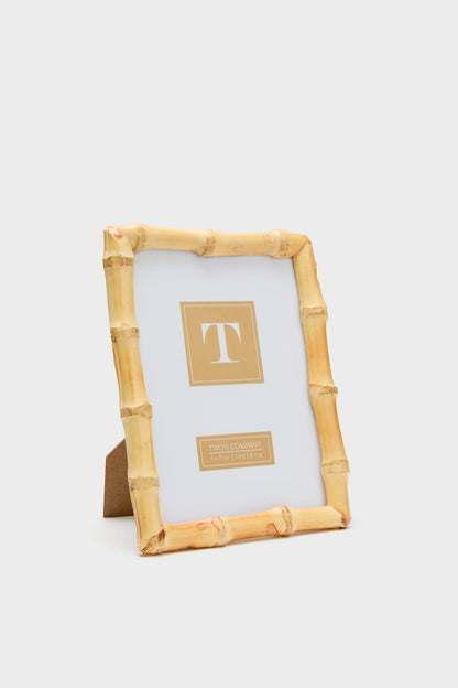 5x7 Blonde Natural Bamboo Finish Photo Frame