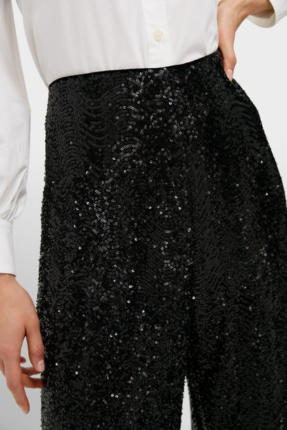 Black Sequin Tatum Pants