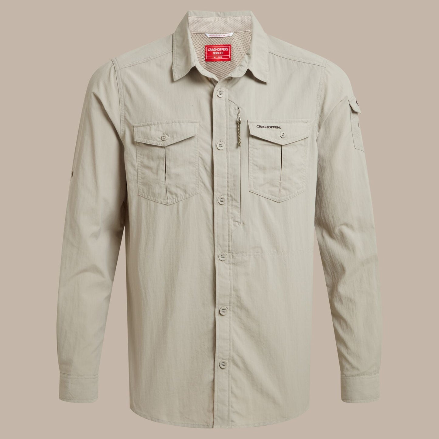 Craghoppers Mens NosiLife Adventure III Long Sleeve Shirt