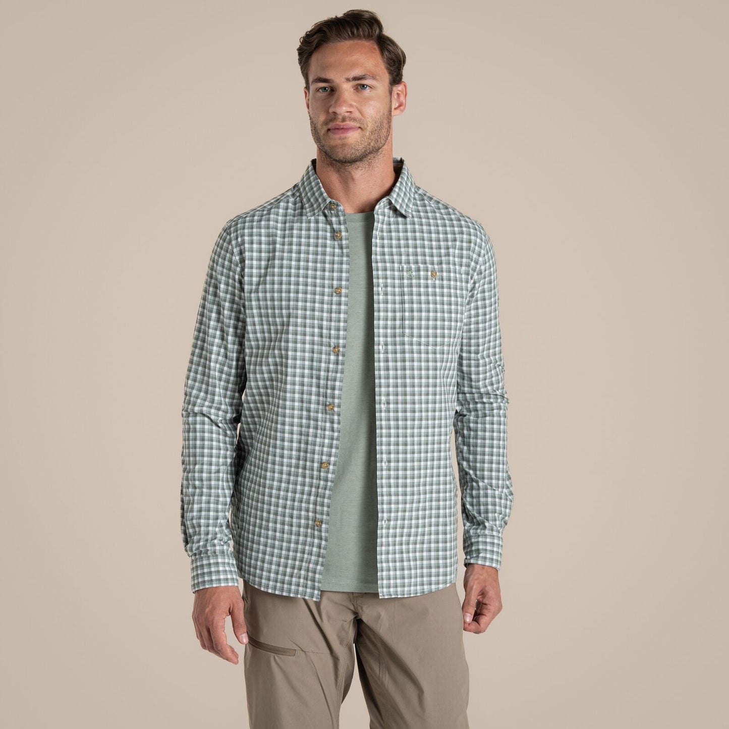 Craghoppers Mens NosiLife Nuoro Long Sleeve Shirt