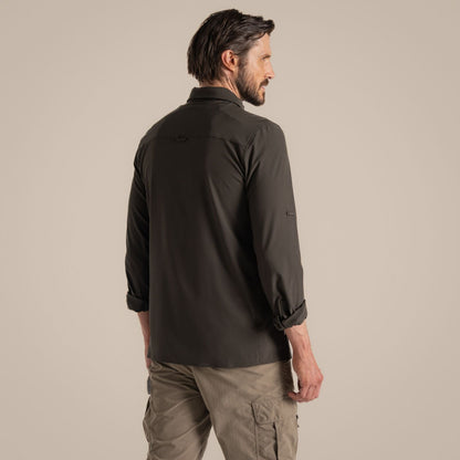 Craghoppers Mens NosiLife Pro V UPF Long Sleeve Shirt
